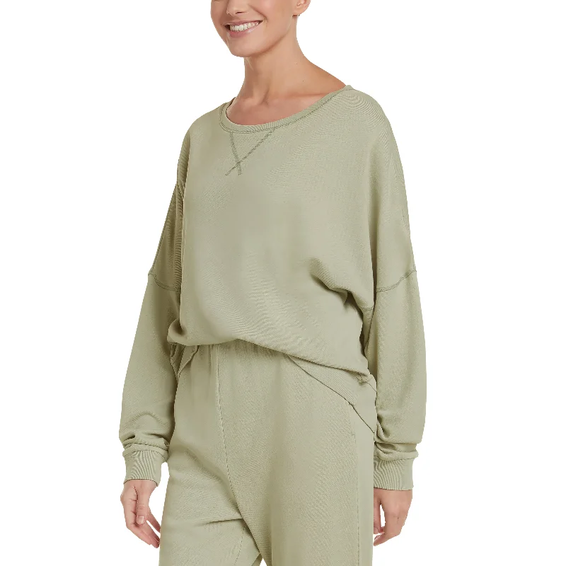 Women's Resort Attire Honeydew Intimates Beach Bum Sweatshirt