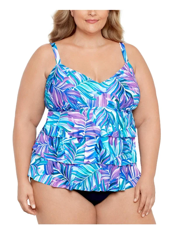 Women's Casual Garments Plus Womens Beachwear Tummy Control One-Piece Swimsuit