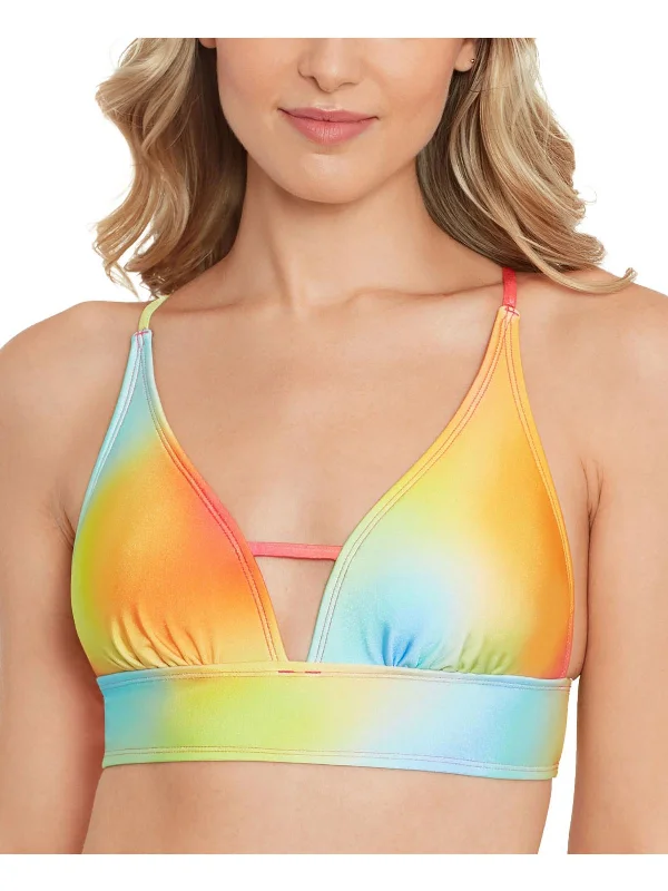Stylish And Comfortable Clothing For Women Juniors Womens Printed Banded Bikini Swim top