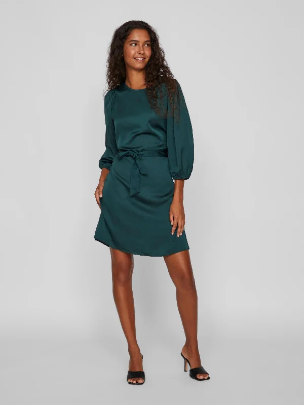 Clothes Of Woman VENUS 3/4 SLEEVE DRESS (PONDEROSA PINE)