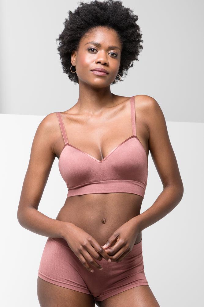 Women's Professional Attire Seam-Free Bralette Pink