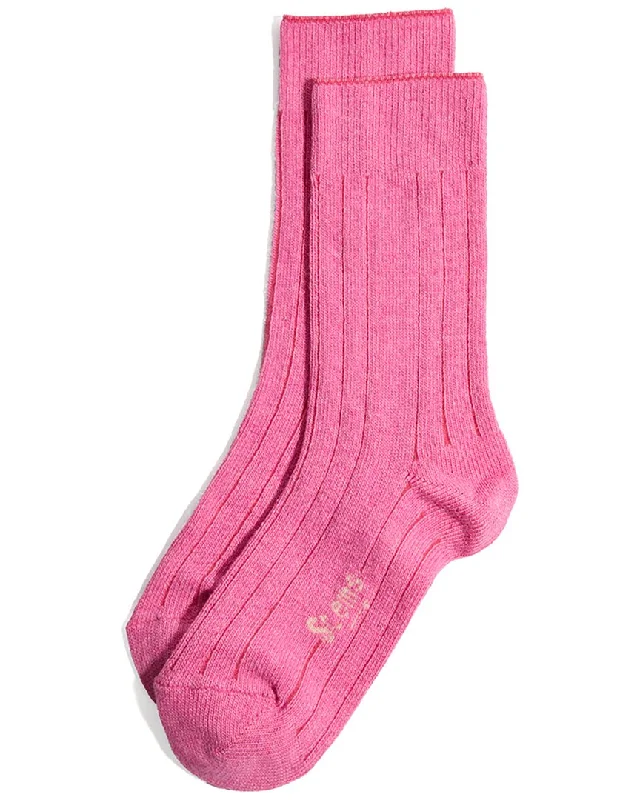 Luxury Women's Clothing STEMS Lux Cashmere & Wool-Blend Crew Sock Gift Box