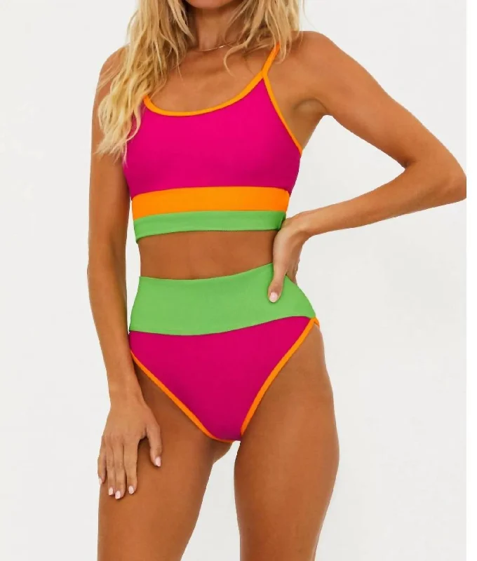 Women's Contemporary Apparel Emmy Bottom In Neon Sunset