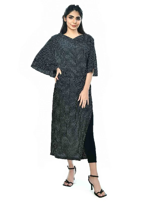 Exclusive Designer Collection Printed Silk Dress