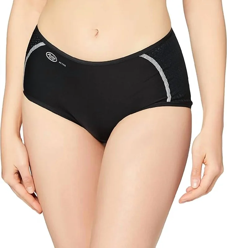 Women's Garments Women's Sports Panty In Black