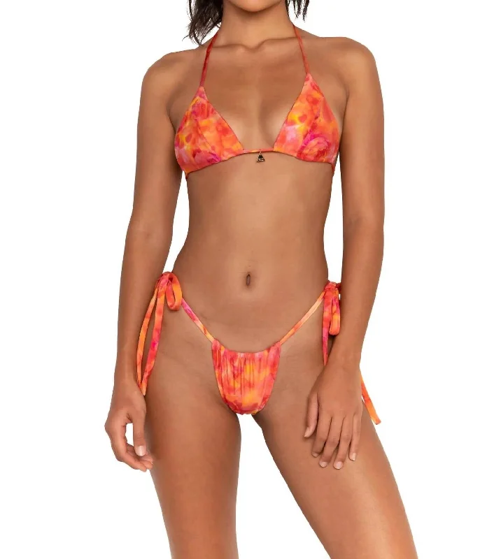 Women's Activewear Attire Honey Bikini Top In Bloom