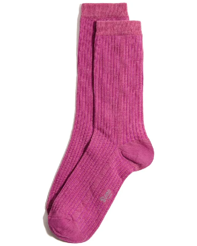 Stylish Women's Clothing STEMS Cashmere-Blend Crew Sock