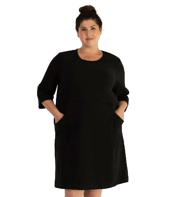 Low Price Special Legacy Cotton Casual 3/4 Sleeve Dress Basic Colors