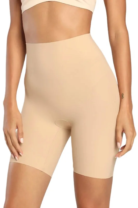 Women's Trendy Outfit Control Short In Beige