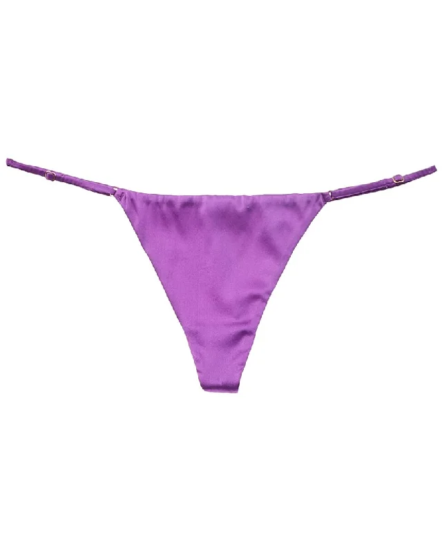 Casual Clothing For Women Kiki de Montparnasse Tous Les Jours Silk-Blend G- String