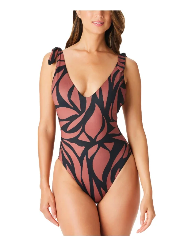 Women's High-End Clothing Womens Animal High-Leg One-Piece Swimsuit