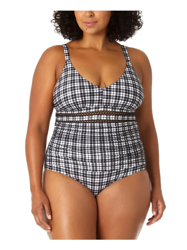 Elegant Women's Attire Plus Womens Beachwear Summer One-Piece Swimsuit