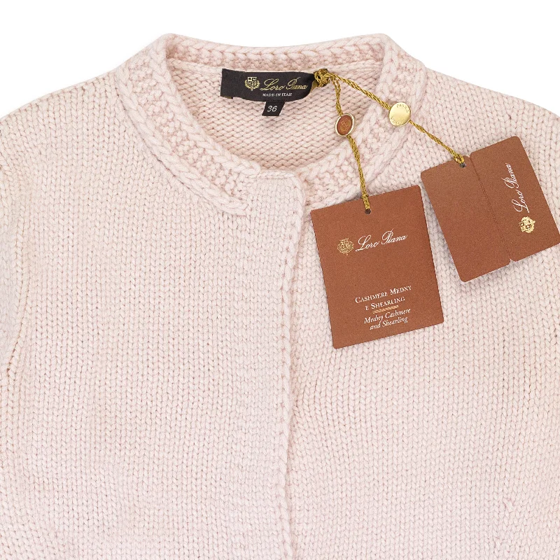 Women's Clothing CASHMERE CREW NECK PINK SWEATER