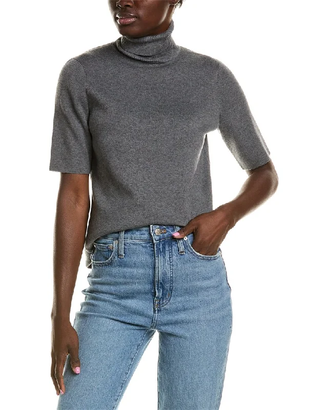 Women's Clothing For Casual Outings Anne Klein Half Sleeve Turtleneck Sweater