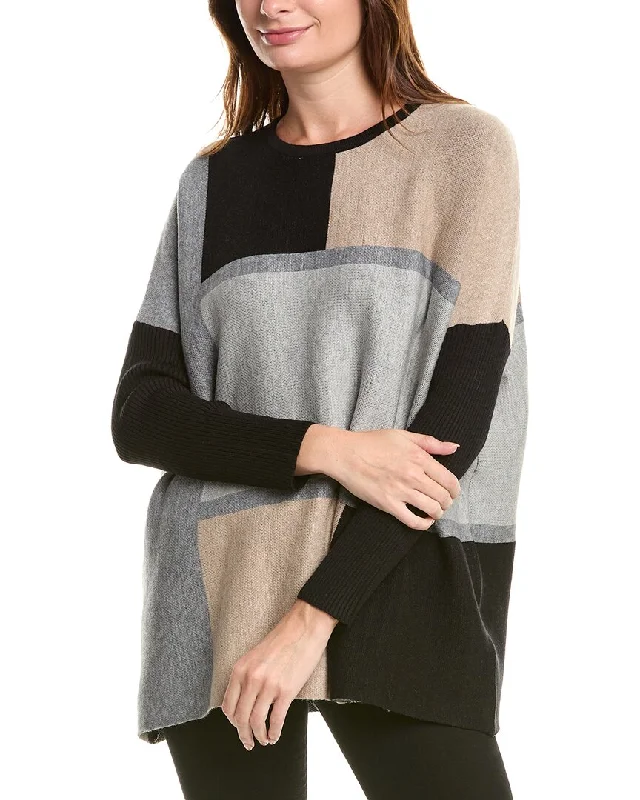 Women's Travel Outfit Set Joseph A. Poncho Sweater