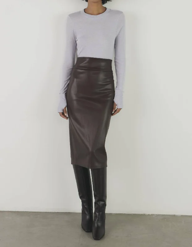 Women's Transitional Garments Cashmere Easy Cuffed Crew In Iris