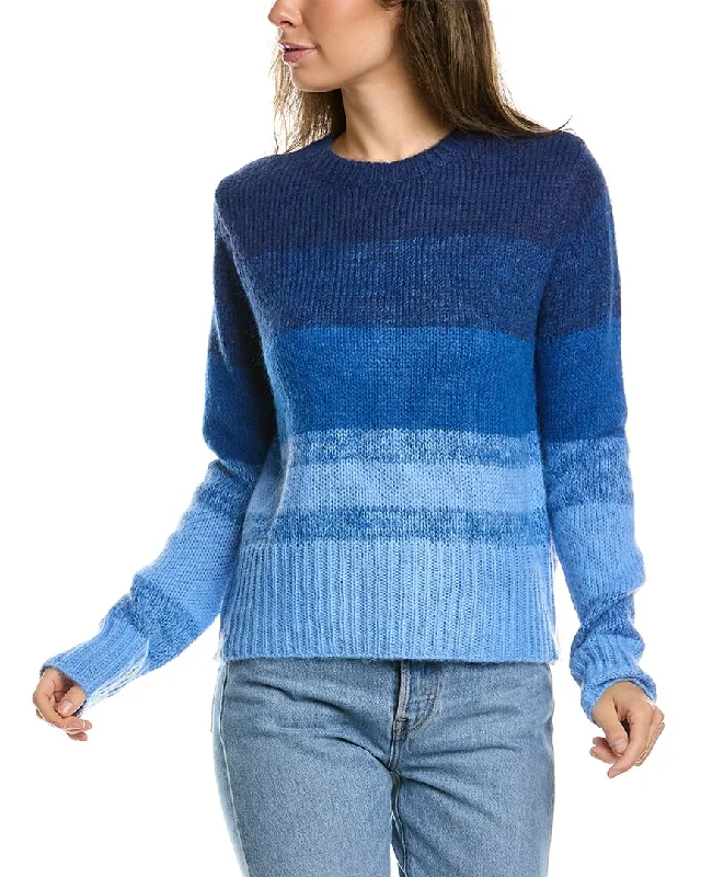 Women's Activewear Outfit Lea & Viola Ombre Wool-Blend Sweater