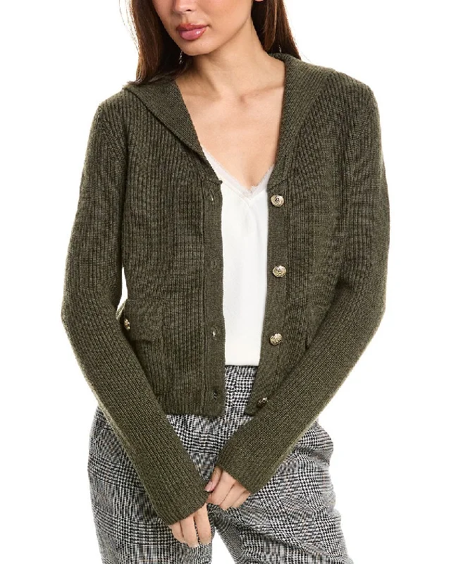 Women's Everyday Attire Bruno Magli Sailor Collar Wool Jacket