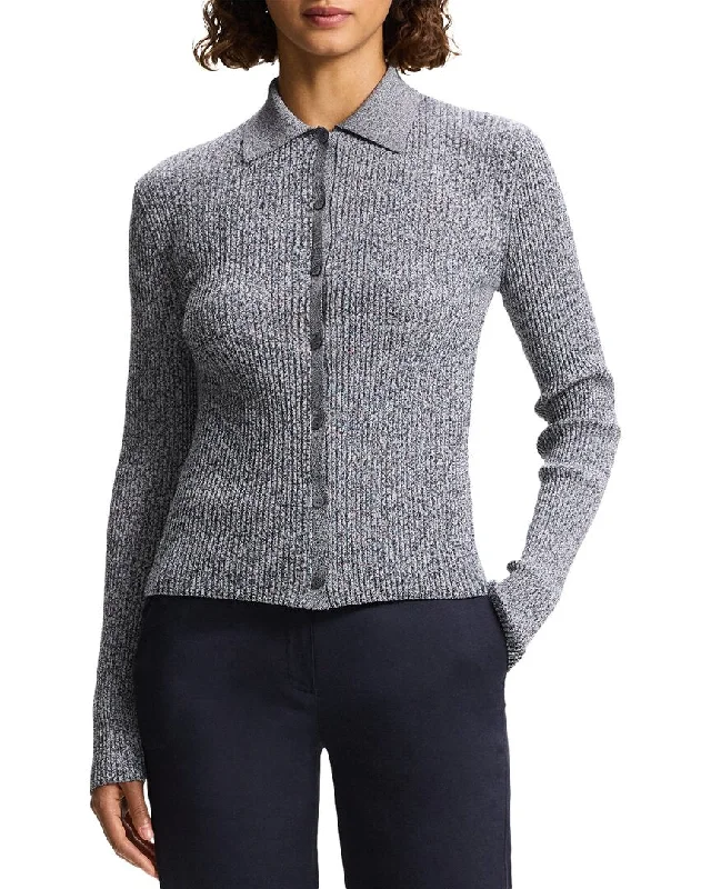 Timeless Women's Outfit Theory Marl Rib Cardigan