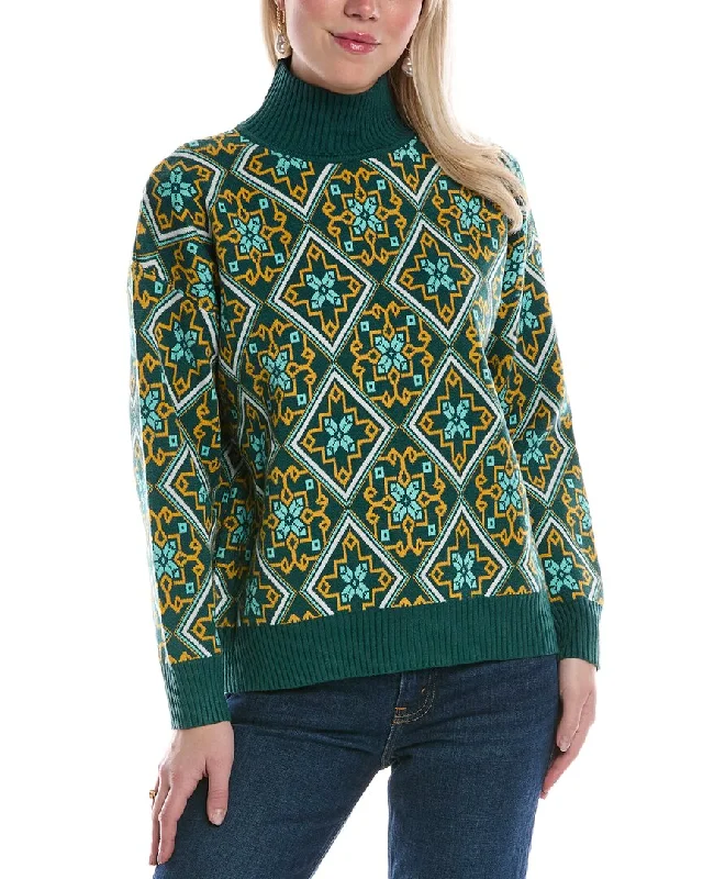 Women's Evening Garments ANNA KAY Fleurette Cashmere-Blend Pullover