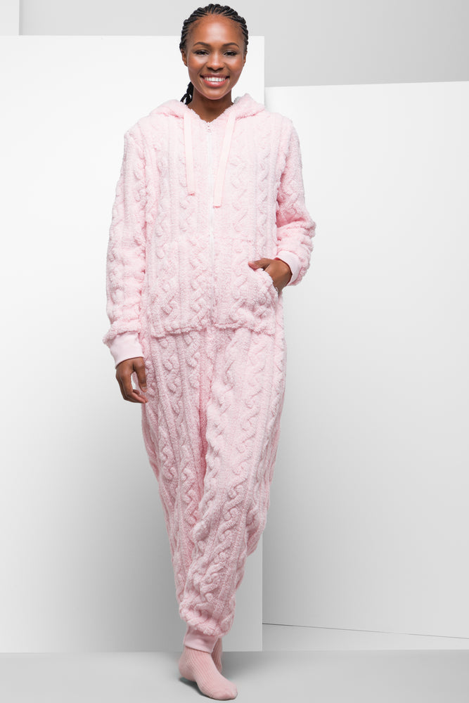 Women's Tailored Outfit Onesie Pink