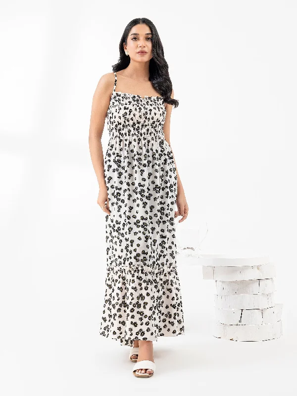 Latest Trends Printed Georgette Dress