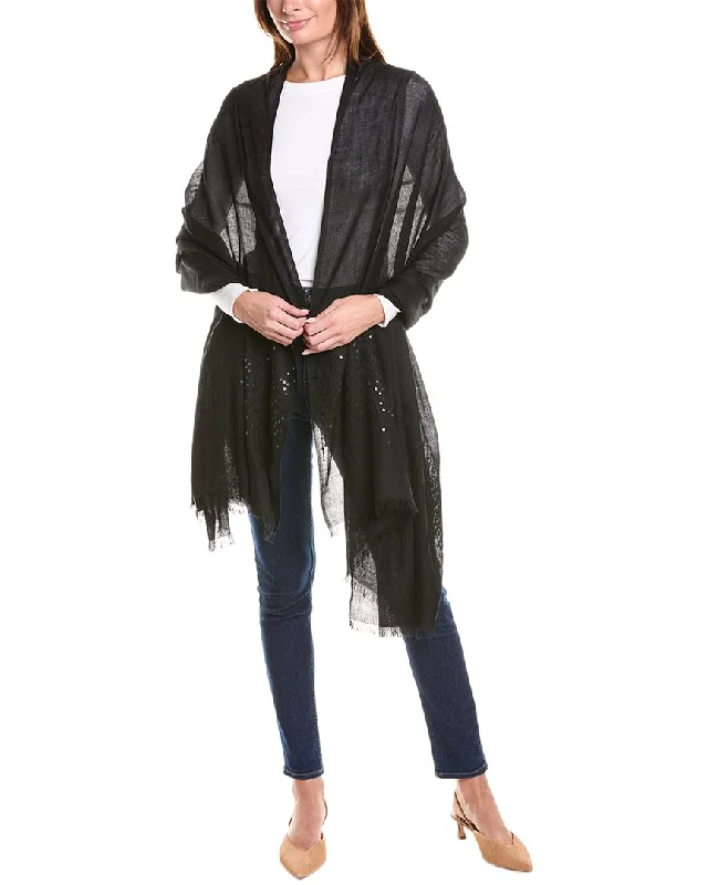 Stylish Women's Apparel sofiacashmere Sequin Cashmere Wrap