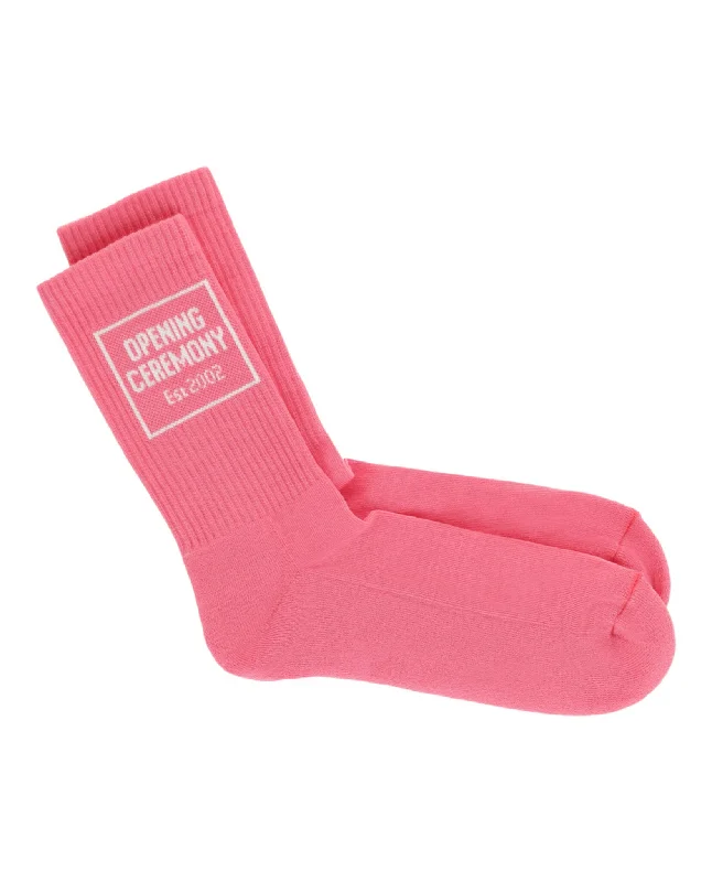 Timeless Women's Apparel Box Logo Terry Socks