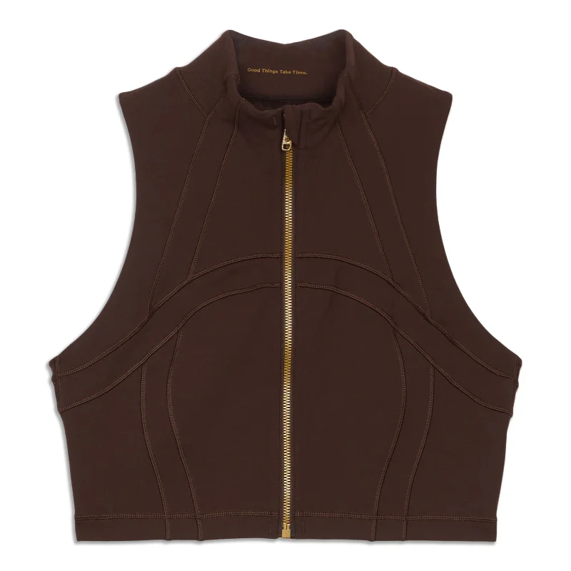 Women's Elegant Apparel Define Cropped Full-Zip Tank Top - Resale