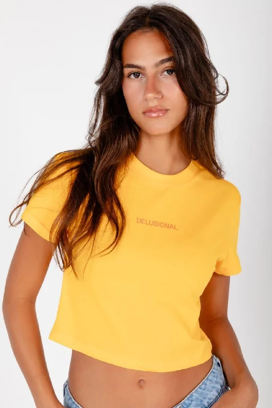 Affordable Women's Outfit Delusional Cropped Tee