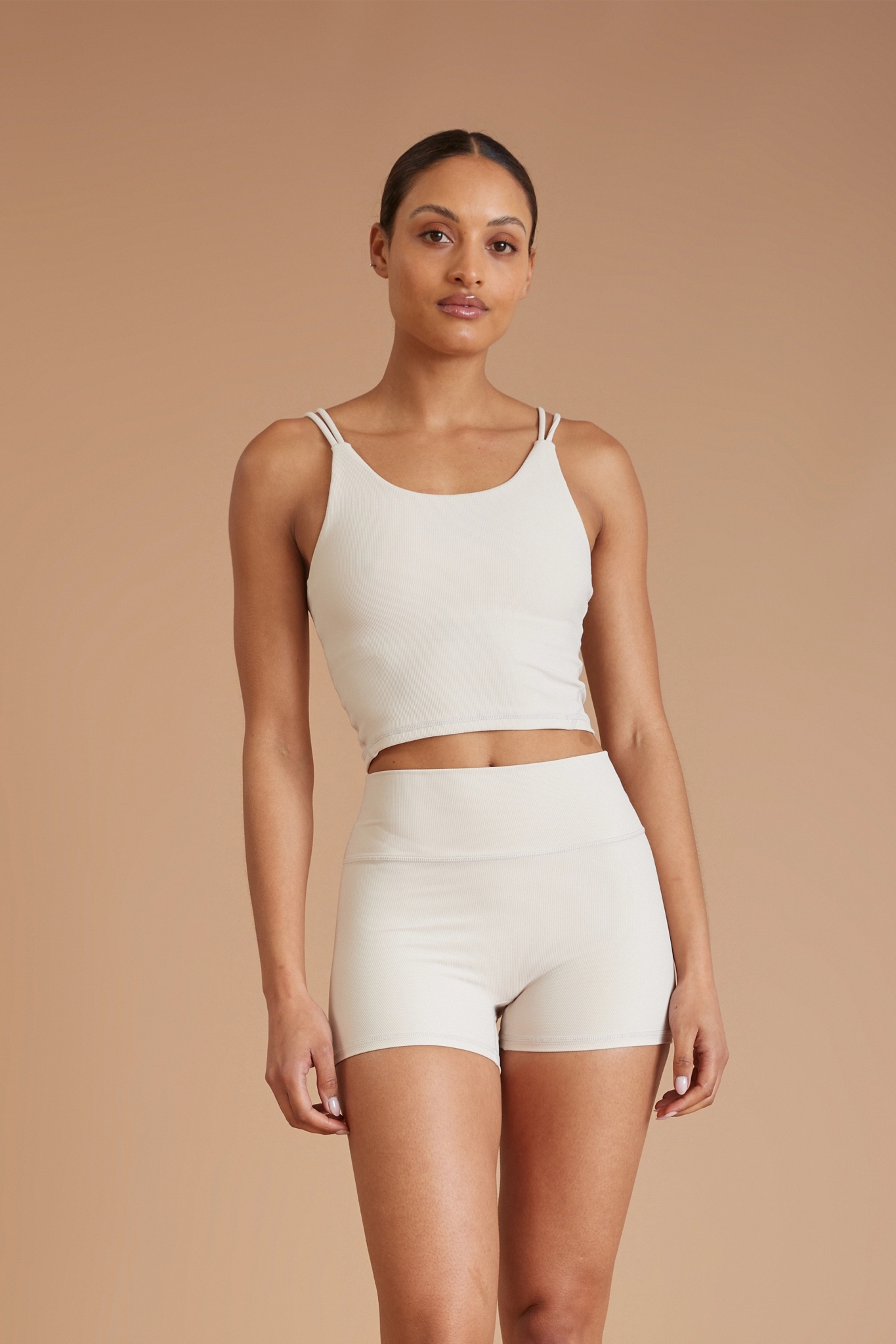 Comfortable Women's Apparel EcoRib Strappy Crop