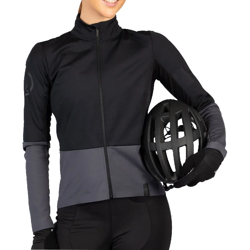 Charming Everyday Clothing For Women Endura FS260-Jetstream Long Sleeve Womens Cycling Jersey - Black