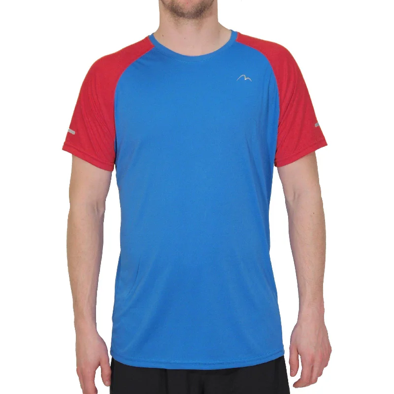 Women's Activewear Garments More Mile Tempest Cool Mens Short Sleeve Running Top - Blue Women's Activewear Garments More Mile Tempest Cool Mens Short Sleeve Running Top - Blue