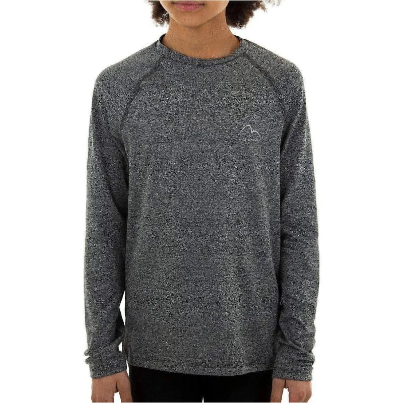 Elegant Clothing For Women More Mile Train To Run Girls Long Sleeve Running Top - Grey