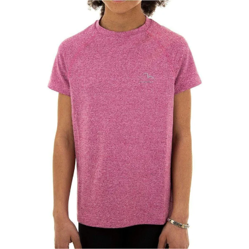 Women's Clothes For Work Events More Mile Train To Run Girls Short Sleeve Running Top - Pink