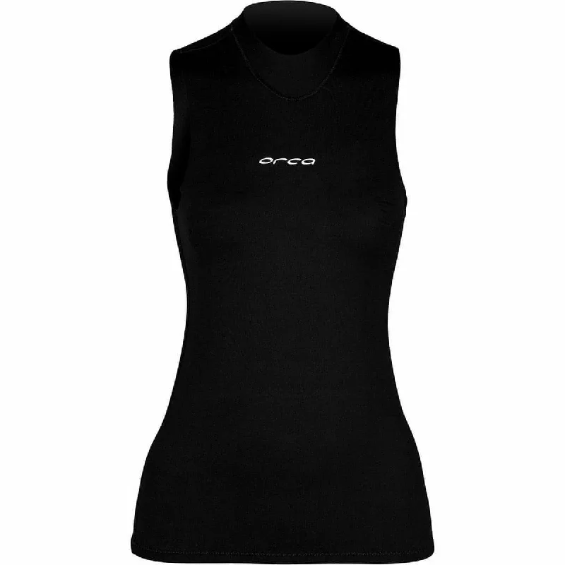 Women's Active Clothing Orca HeatSeeker Womens Base Layer Vest - Black