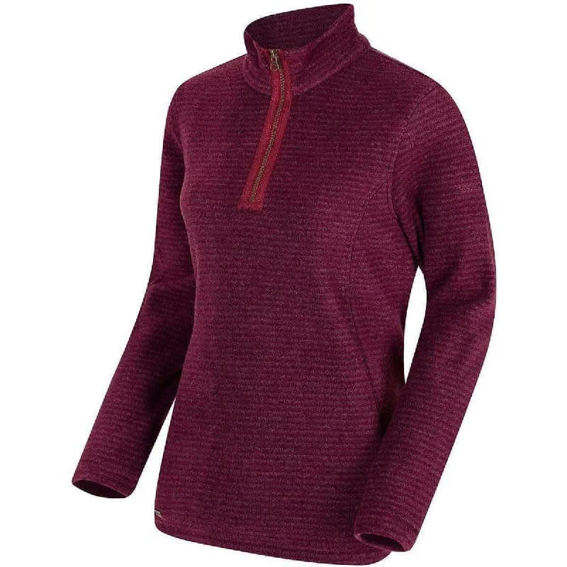 Fashionable Women's Clothing Regatta Embraced II Womens Half Zip Fleece - Red