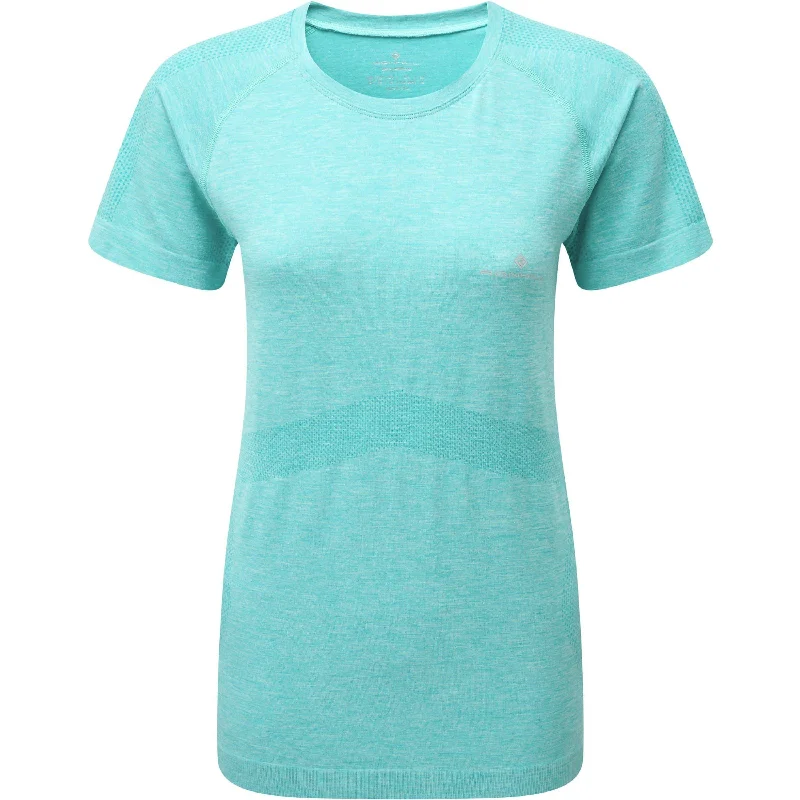 Women's High-Fashion Garments Ronhill Infinity Marathon Short Sleeve Womens Running Top - Blue Women's High-Fashion Garments Ronhill Infinity Marathon Short Sleeve Womens Running Top - Blue