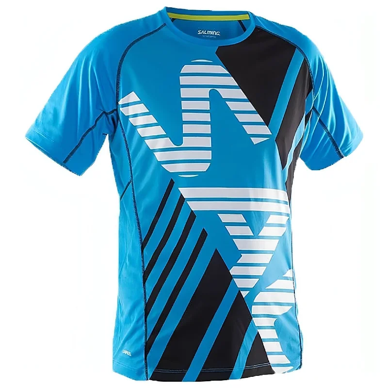 Women's Outfit For The Office Salming Short Sleeve Junior Running Top - Blue