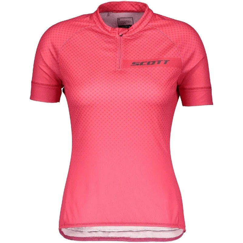 Women's Chic Outerwear Outfit Scott Endurance 10 Short Sleeve Womens Cycling Jersey - Pink