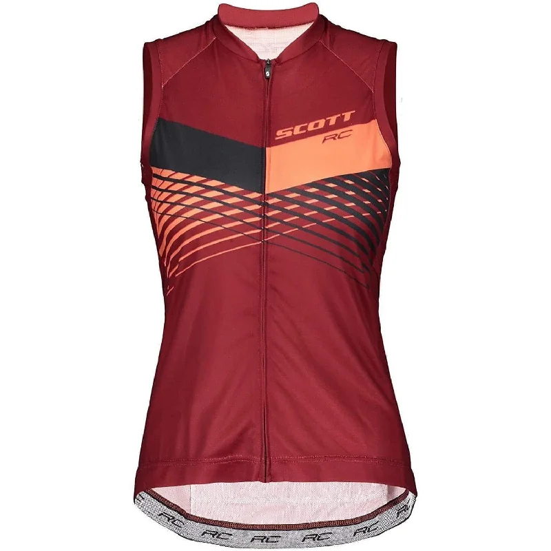 Women's Evening Wear Outfit Scott RC Pro Sleeveless Womens Cycling Jersey - Red