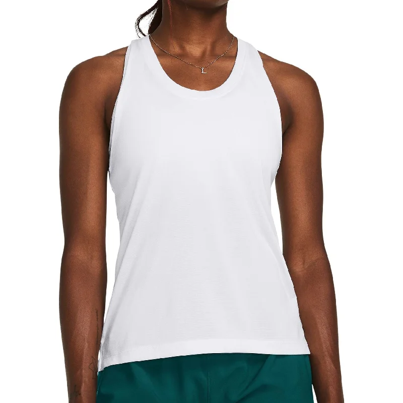 Women's Stylish Vacation Attire Under Armour Launch Womens Running Vest - White