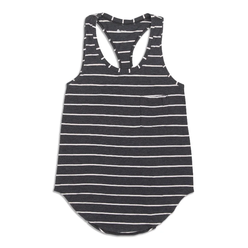 Women's Clothes For Work Events Yogi Racerback Tank Top - Resale