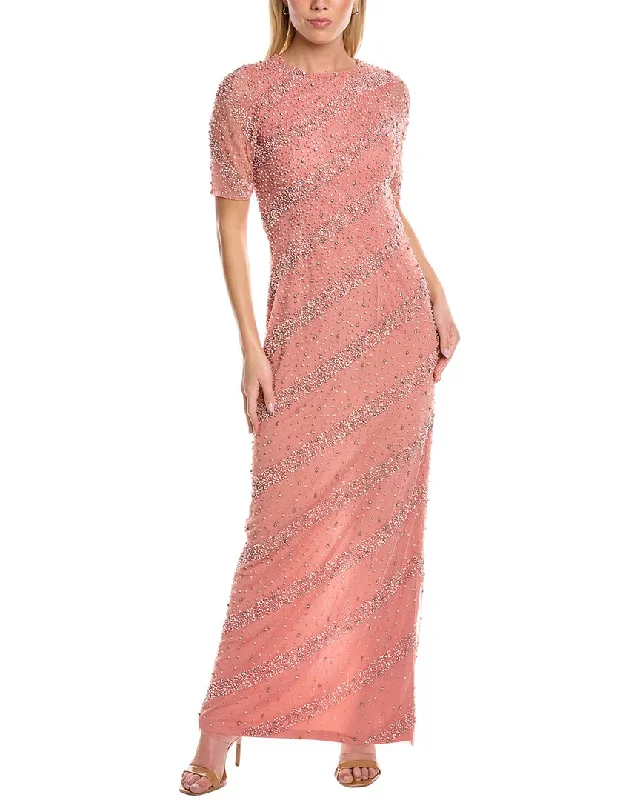 Women's Casual Wear Outfit Aidan Mattox Beaded Gown