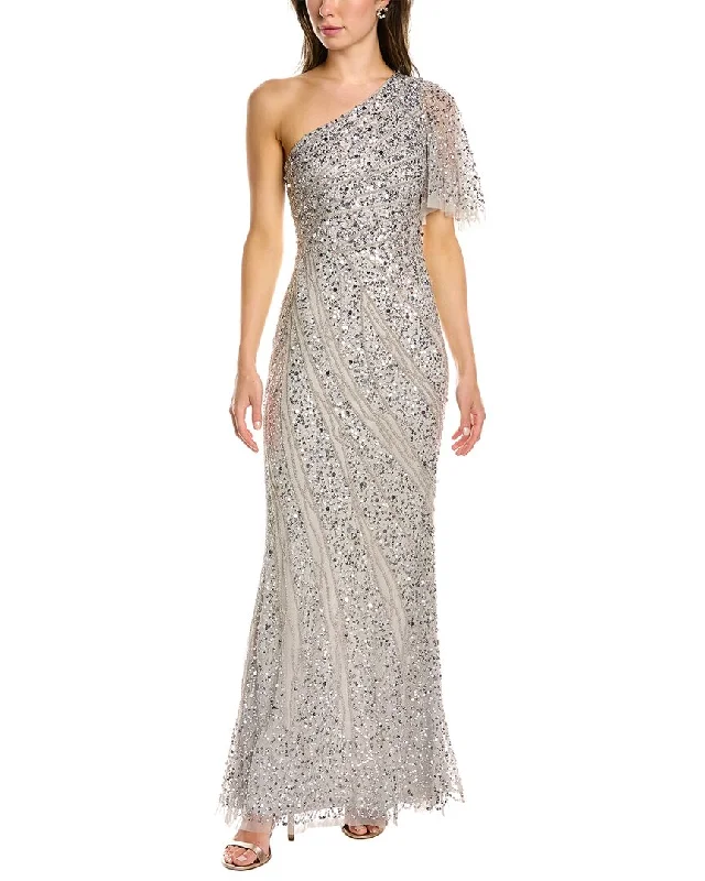 Women's Resort Apparel Aidan Mattox Beaded Gown