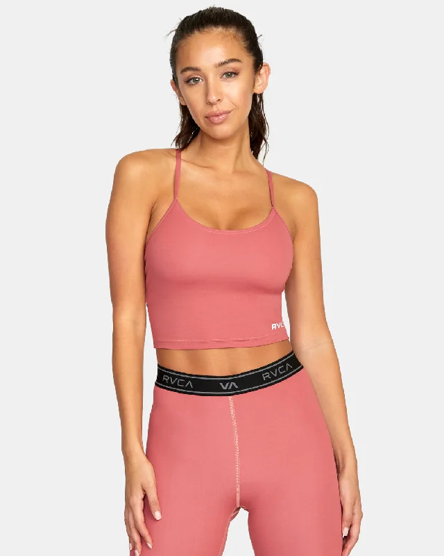 Women's Casual Wear Outfit Base Tank Sports Bra - Ginger