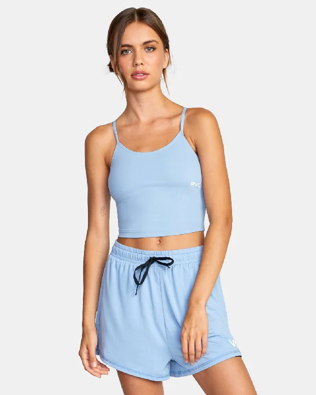 Women's Chic Outfit Base Tank Sports Bra - Muted Blue