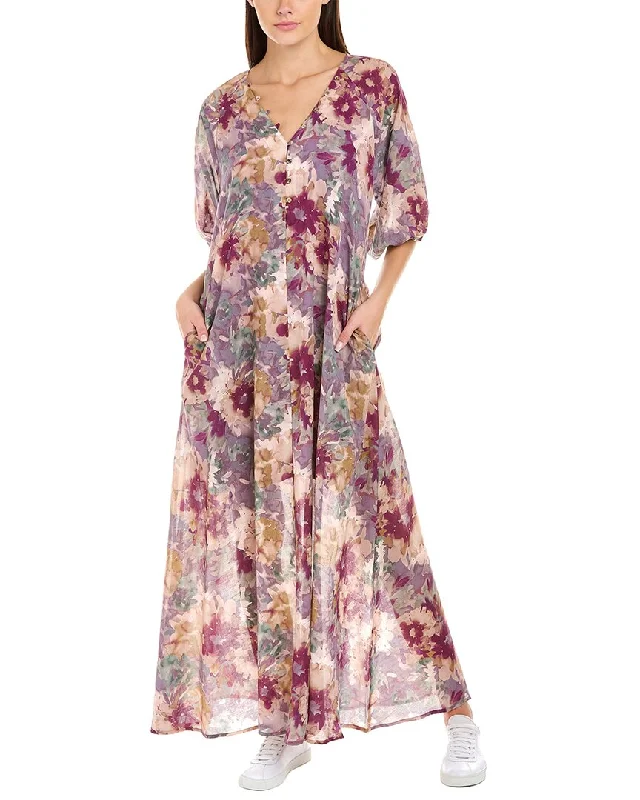 Women's Tops And Clothing Calme by Johnny Was Buttoned Raglan Dress