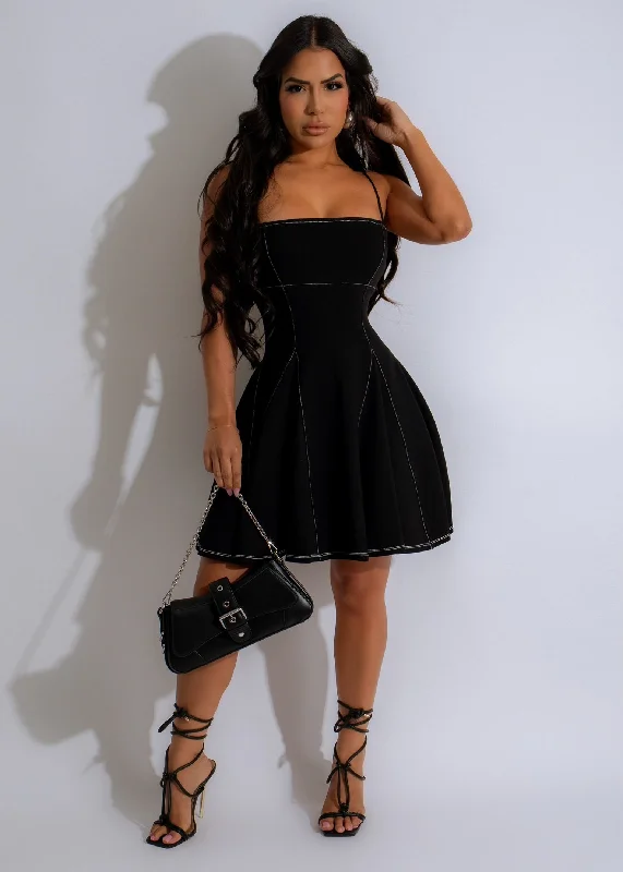 Women's Plus-Size Apparel Discover Yourself Mini Dress Black
