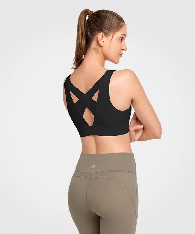 Women's Elegant Garments Echo Hollow Out Breathable Padded Running Bra | Women's High Support Sports Bra Women's Elegant Garments Echo Hollow Out Breathable Padded Running Bra | Women's High Support Sports Bra